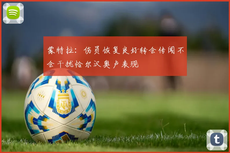 蒙特拉：伤员恢复良好转会传闻不会干扰恰尔汉奥卢表现